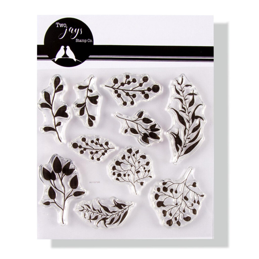 Two Jays Stamp Spring Foliage - Art of Craft