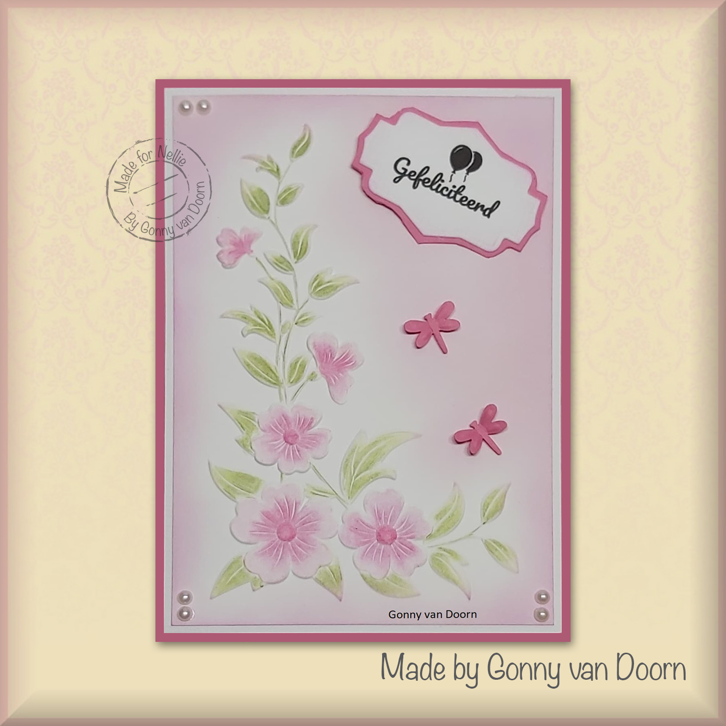 Nellie Snellen Rectangle Flower Corner 2