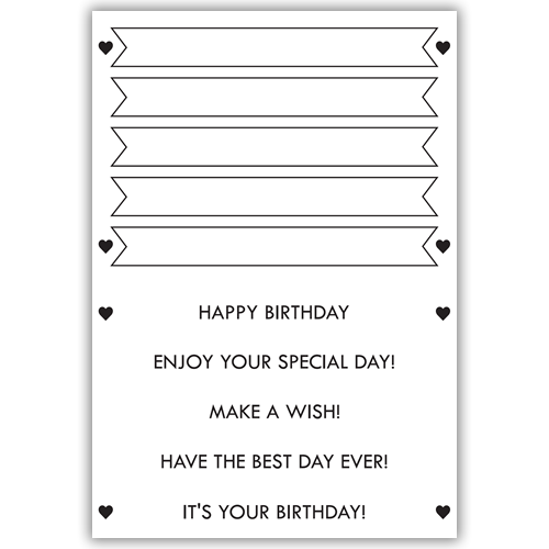 Julie Hickey Designs Birthday Banner - Art of Craft