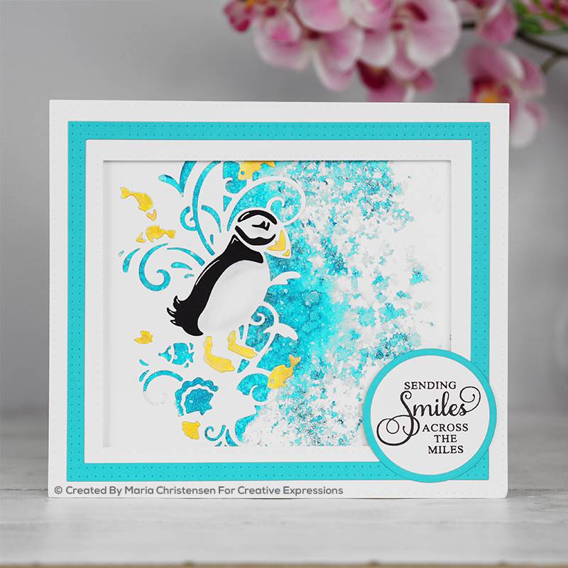 Paper Cuts Edger Puffin Splash