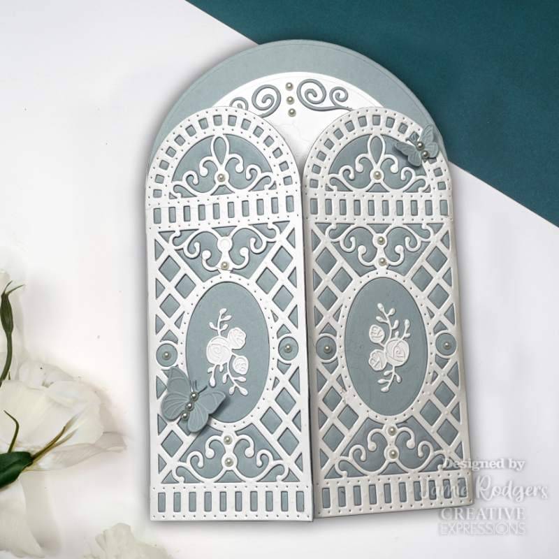 Jamie Rodgers Rose Trellis Panel