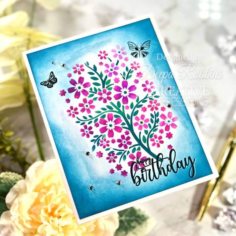 Blossom Tree Mini Triple Layering Stencil