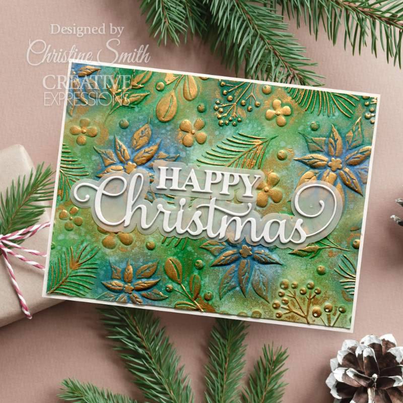 Creative Expressions Nature’s Christmas Companion Colouring Stencil