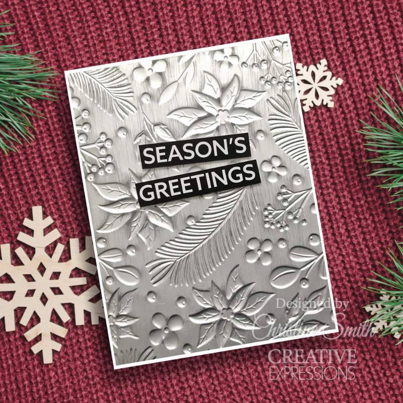 Creative Expressions Nature’s Christmas Folder & Stencil set