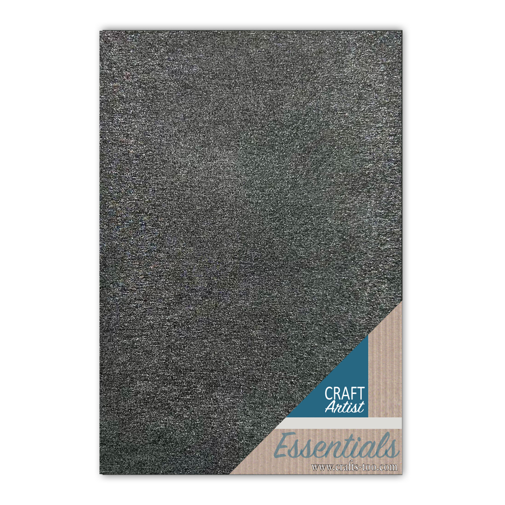 Buy A Craft Artist Waterfall Glitter Card A4 Black