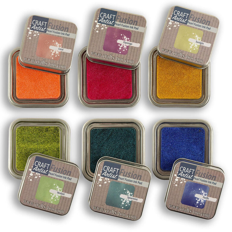 Craft Artist Pearl Fusion Ink Pad Collection - Tropic Colours - Art of ...