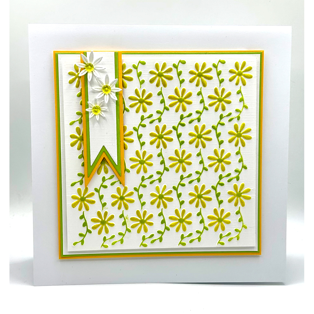 John Next Door 3D Embossing & Stencils - Daisy Trail Layer