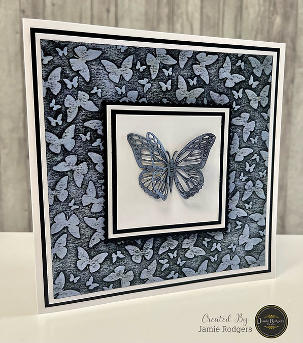 Jamie Rodgers Crafts Kaleidoscope Elegant Butterfly Stencil  8