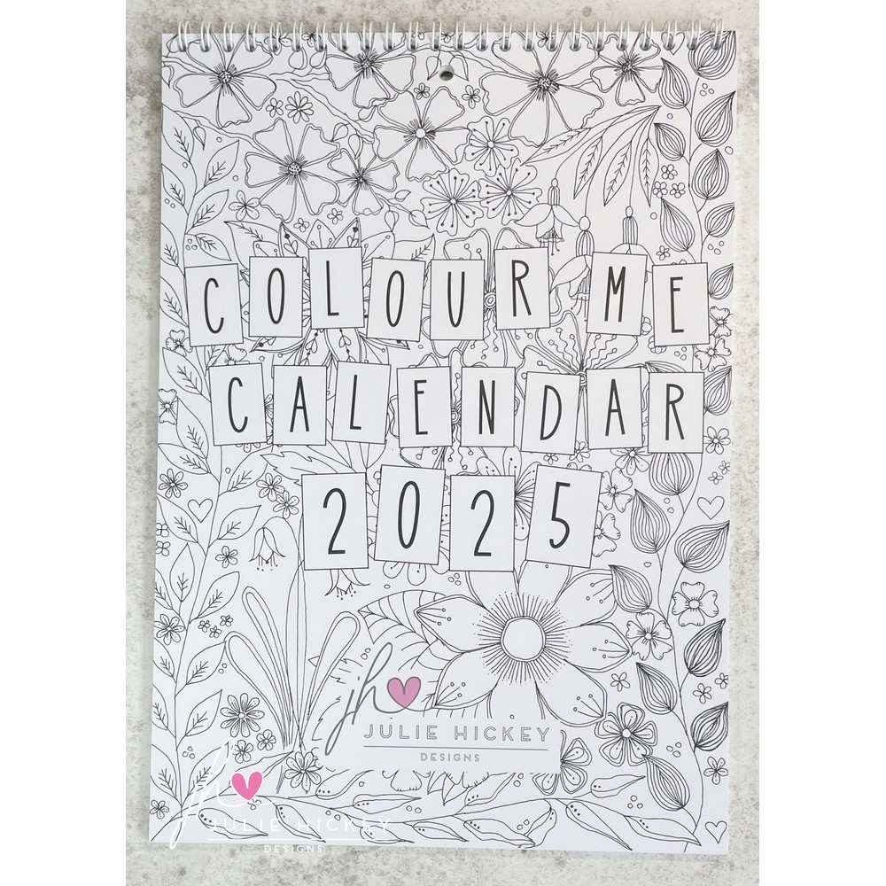 Julie Hickey Designs Colour Me Calendar 2025