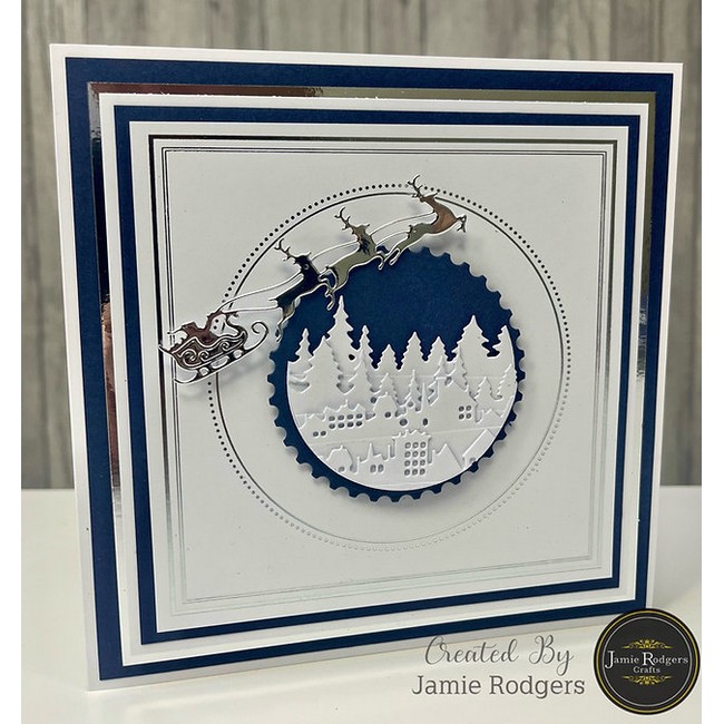 Jamie Rodgers Crafts - A4 Mirror Card Pack of 10 Silver