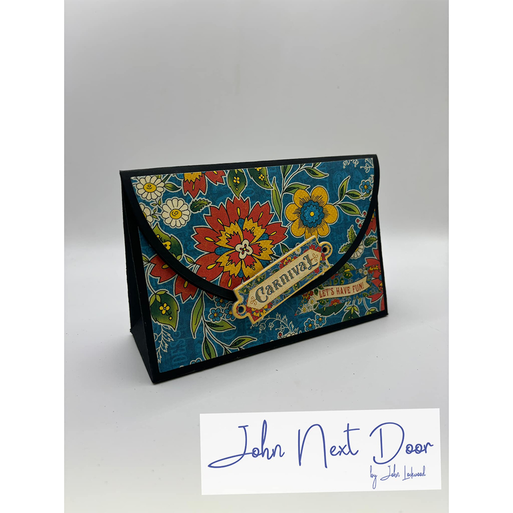 John Next Door Greeting Panels and Purse Die set