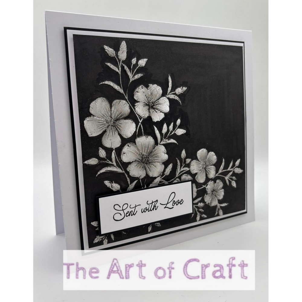 Presscut 3D Embossing Folder Open Flower