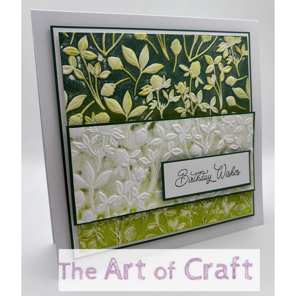 Presscut 3D Embossing Folder Thistles