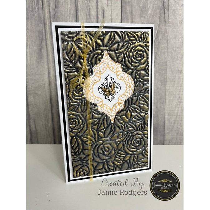 Jamie Rodgers Crafts Butterfly Florals DL Clear Stamp Set