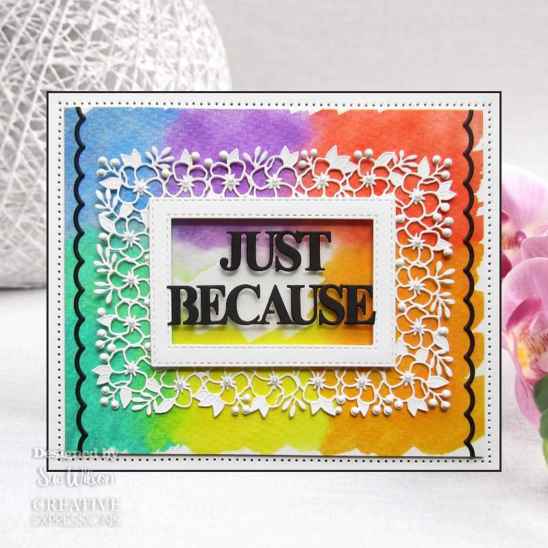 Sue Wilson Block Sentiments Just Because Craft Die