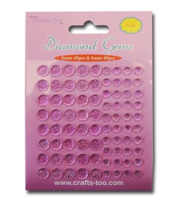 Crafts Too Diamond Gems - Pink