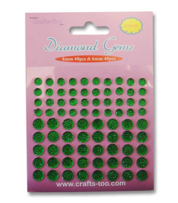 Crafts Too Diamond Gems - Green