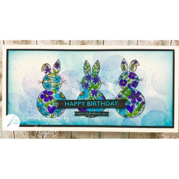 Julie Hickey Designs Bunnies Galore A6 Stamp Set - Image 22