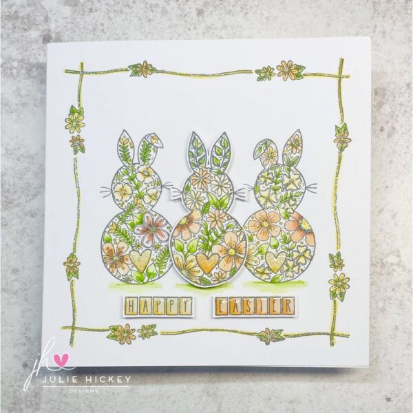 Julie Hickey Designs Bunnies Galore A6 Stamp Set - Image 20