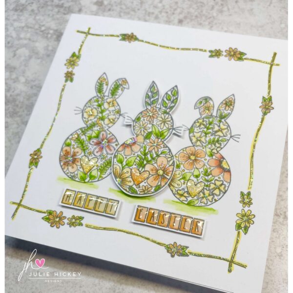 Julie Hickey Designs Bunnies Galore A6 Stamp Set - Image 19