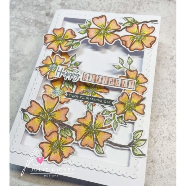 Julie Hickey Designs Cherry Blossom A6 Stamp Set - Image 21