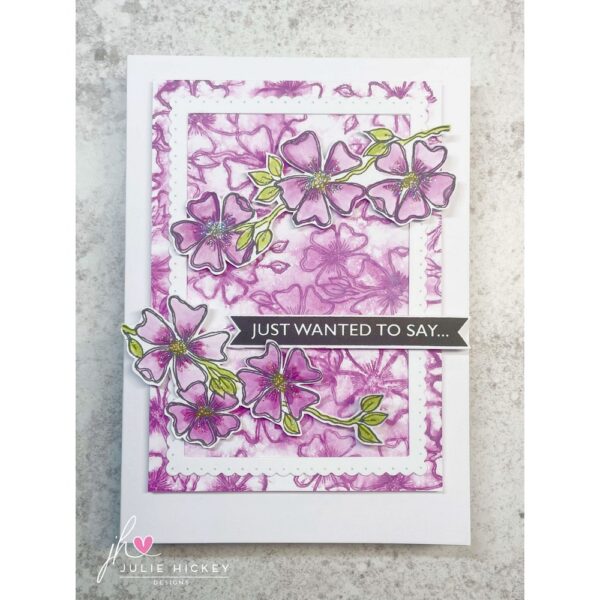 Julie Hickey Designs Cherry Blossom A6 Stamp Set - Image 20