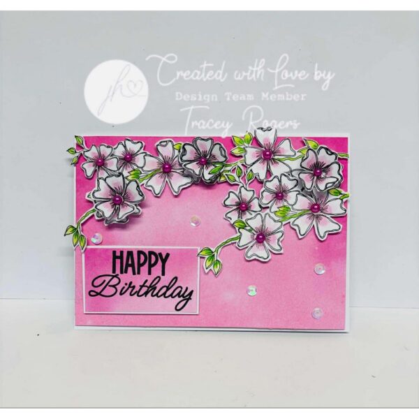 Julie Hickey Designs Cherry Blossom A6 Stamp Set - Image 10