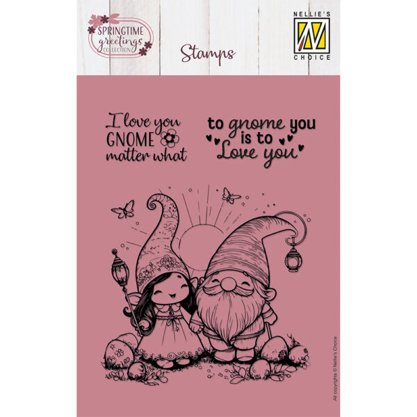 Nellie Snellen Clear Stamp - Gnome & Elf (3pcs)