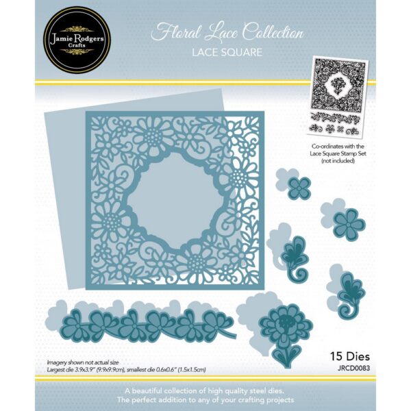 Jamie Rodgers Crafts Lace Square Die Set