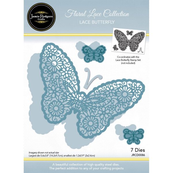 Jamie Rodgers Crafts Lace Butterfly Die Set