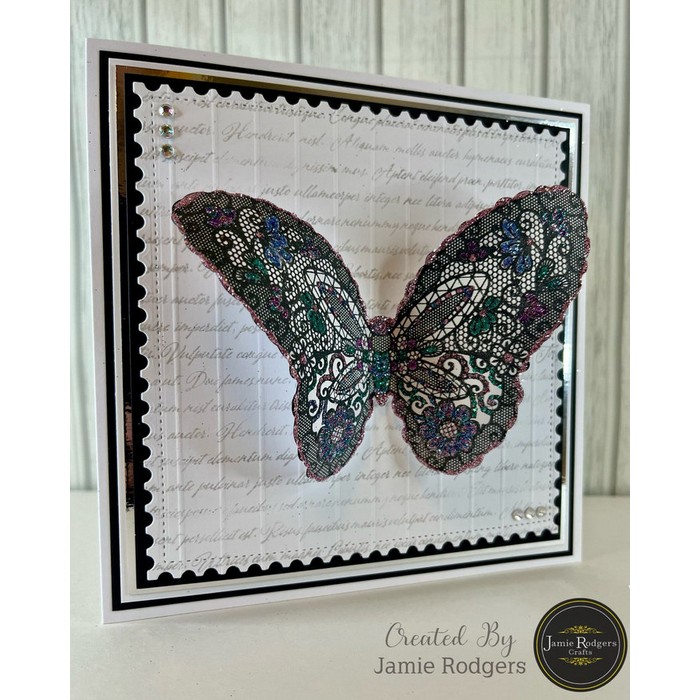 Jamie Rodgers Crafts Lace Butterfly Die Set