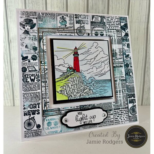 Jamie Rodgers Crafts - Foiled Inkables Plain Square Silver Frames - Image 5