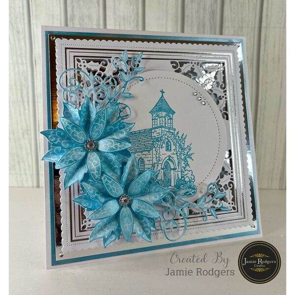 Jamie Rodgers Crafts - Foiled Inkables Plain Square Silver Frames - Image 3