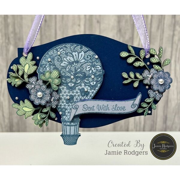 Jamie Rodgers Crafts Lace Balloon Clear Stamp Set - Image 2