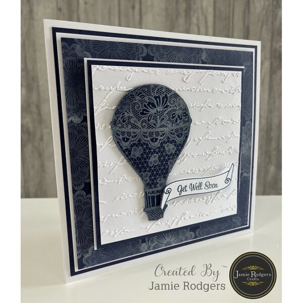 Jamie Rodgers Crafts Lace Balloon Clear Stamp Set - Image 3