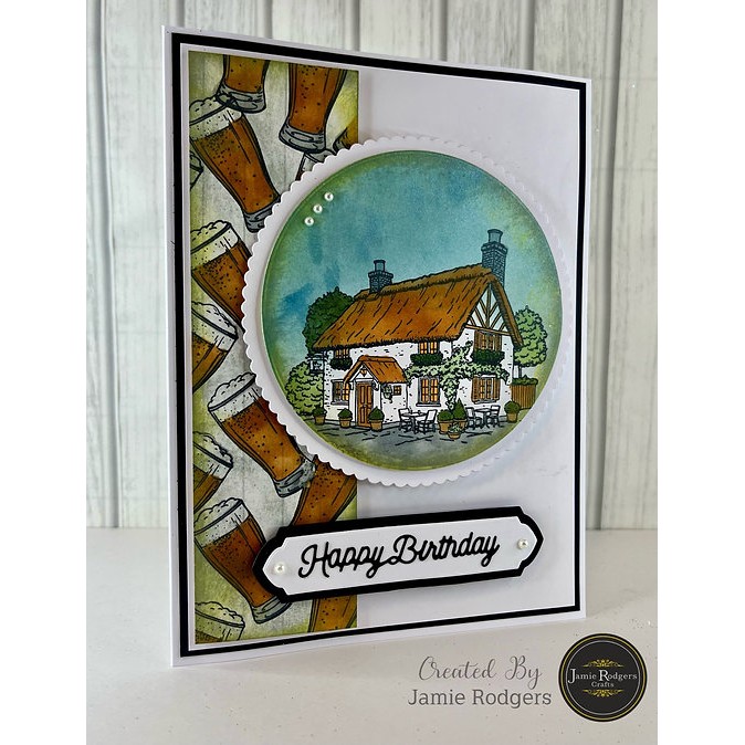 Jamie Rodgers Crafts Village Pub Clear Stamp Set