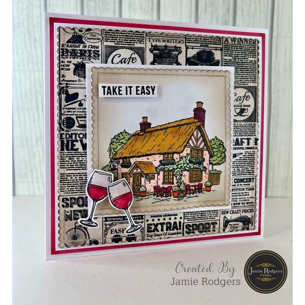 Jamie Rodgers Crafts Village Pub Clear Stamp Set - Image 9