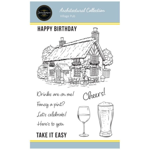 Jamie Rodgers Crafts Village Pub Clear Stamp Set